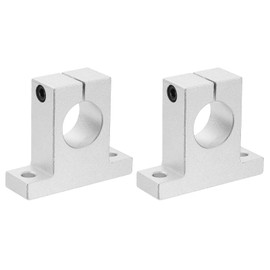 PATIKIL SK30 Aluminium Linear Motion Rod Rail Clamping Guide Support, Pack of 2 for 30 mm Diameter Shaft