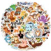 202Pcs Cute Cartoon Animal Stickers Water Bottle Stickers Pet Bulk