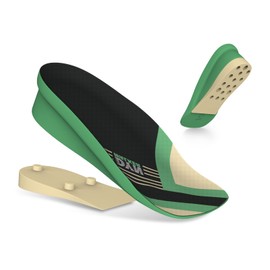 DynWalker Height Increase Insoles, Shoe Insoles, Shock Absorption, Soft Gel Heel Cushion, Against Odour, Adjustable, Invisible, Comfort for Men and Women.S 3 cm/4.5 cm