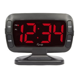 Equity 30016 Large 1.8 Inch Tilt LED Alarm Clock
