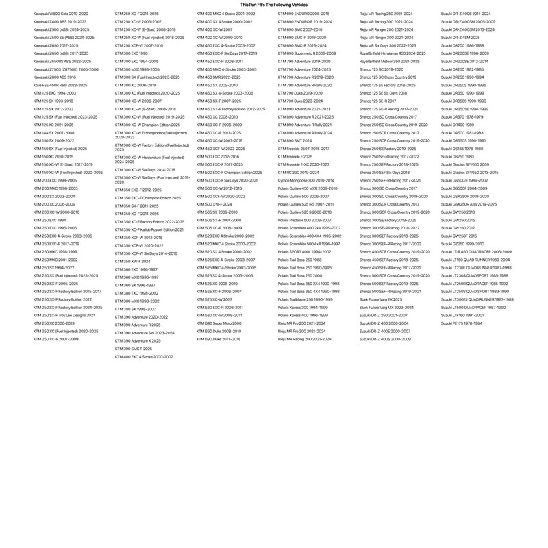 TUSK 520 Gold X-Ring Chain Master Link for Honda Rebel