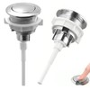 2Pcs Toilet Flush Buttons 38mm, Universal Replacement for Most Toilets,