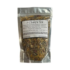 Reiki Charged 7 Chakra Balancing Tea Wildcrafted Loose Leaf Dried Herbs Shaman Lucid Dreaming Sleep Calming Relaxing 2 oz bag LARGE SIZE