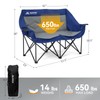 Double Camping Chairs Oversized Loveseat - 2 Person Camping Chair