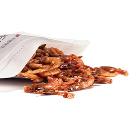 NESTLADY ROASTED SAKURA SHRIMP 40g - 100% Natural, Dried shrimp, Dried seafood snack, Resealable bag, NON GMO, Ready to eat