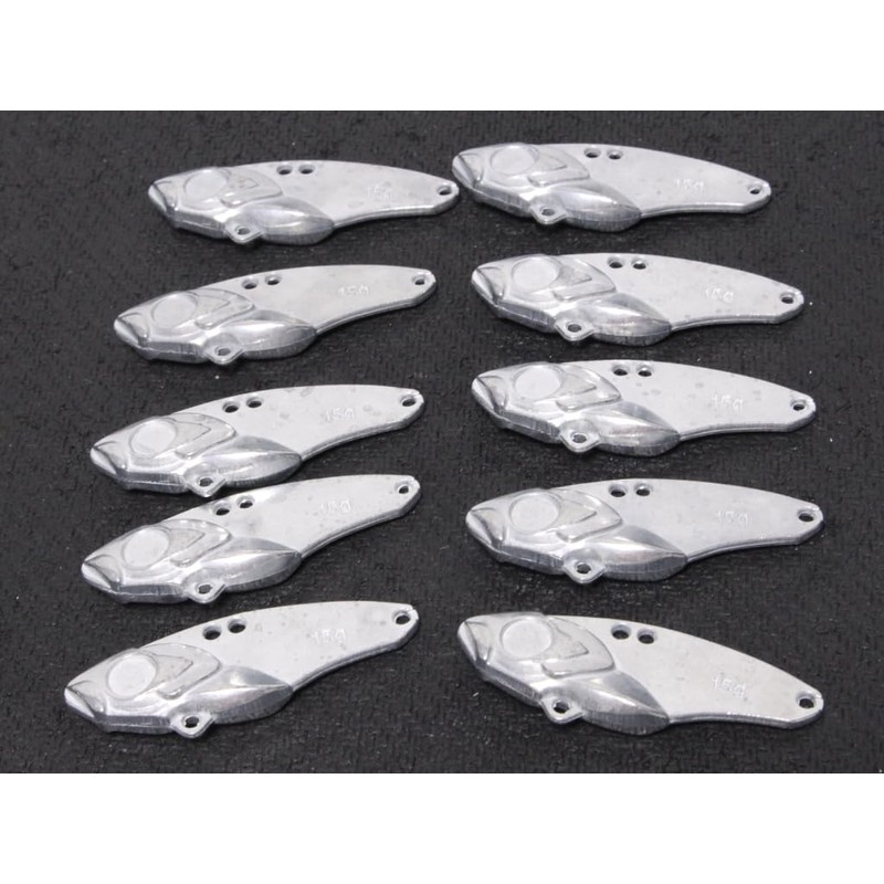 wLure Fishing Lures Metal Blank Unpainted Blade Lipless Jigging 10