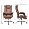 Vinsetto 6 Point Vibration Massage Office Chair, High Back Computer