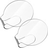 2 Pieces Makeup Mixing Palette Makeup Mixing Tray Acrylic Foundation