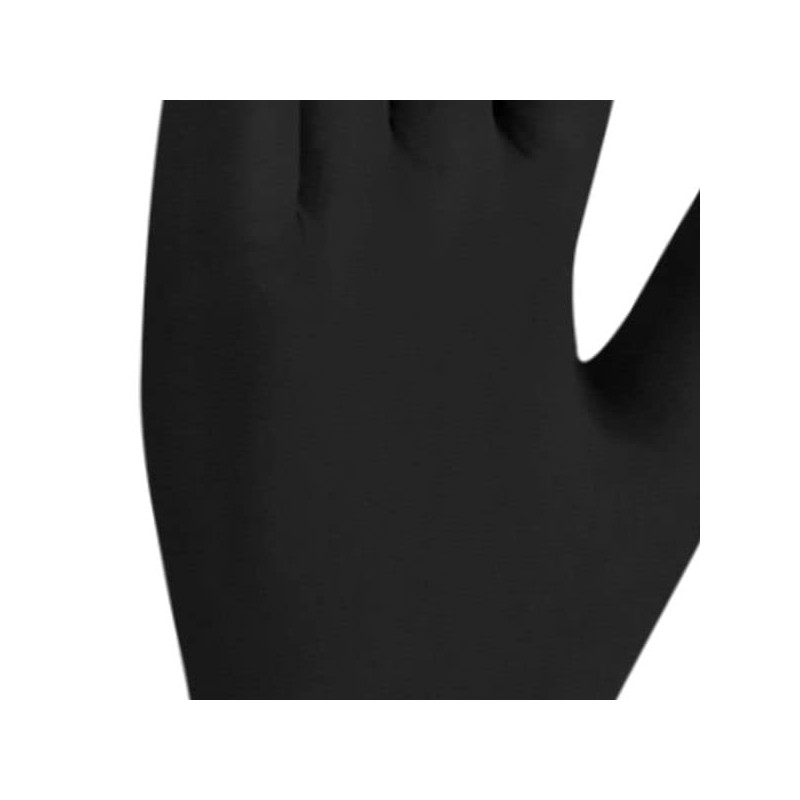 Guante Nitrilo Negro, No Esteril, Caja 100 Piezas, Dermacare