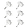 6 Pcs Headboard Fixings,Headboard Screws,Floor Standing Headboard Screws,Washers Bed Headboard