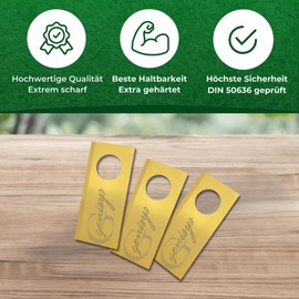 Genisys 30 Titanium Replacement Blade Blades Compatible with Honda Miimo (LongLife - 0.5 mm) + 30 Screws [DIN EN 50636 Tested]