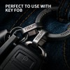 TISUR Mini Titanium Key Rings,Small Carabiner Keychain Clip Quick Release
