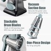 KEOUKE Rotary Cheese Grater Hand Crank Transparent - Shredder Slicer