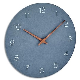 TFA Dostmann 60.3054.04 Analogue Wall Clock, Wood Effect, Quartz Movement