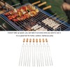 8 Pcs Stainless Steel Barbecue Fork Roasting Stick with Temperature