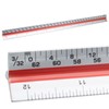 Biaungdo Architectural Scale Ruler, 12 Inch Solid Aluminum Triangular Drafting