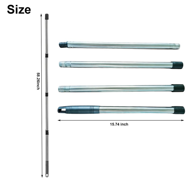 Gutter Cleaning Tools from The Ground, 5.25 FT Adjustable Length