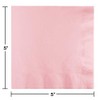 Club Pack of 240 Blush Pink 2-Ply Disposable Beverage Napkins