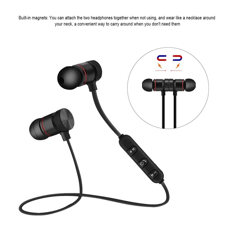 Oumij1 Audífonos Bluetooth, Auriculares Inalámbricos Bluetooth Auriculares Deportivos Auriculares para