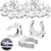 SWTYExt Pack of 60 Clamp 20 mm Pipe Holder White