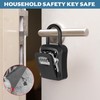 Aoyfuwell Key Safe with Shackle, Key Safe with Number Code,