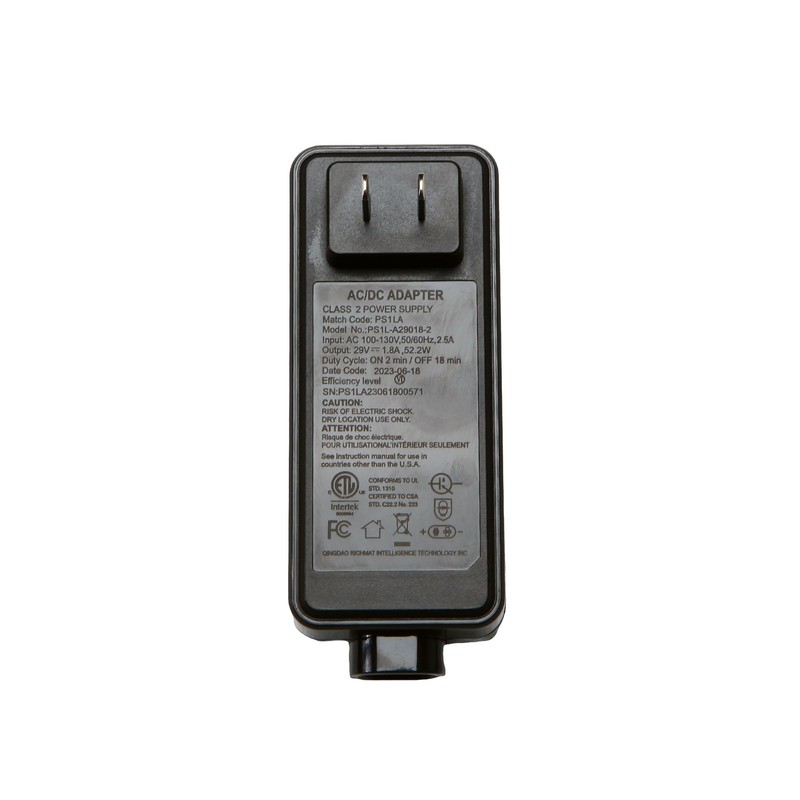 Adjustable Bed Richmat Class 2 Power Supply Adapter Model PS1L-A29018-2