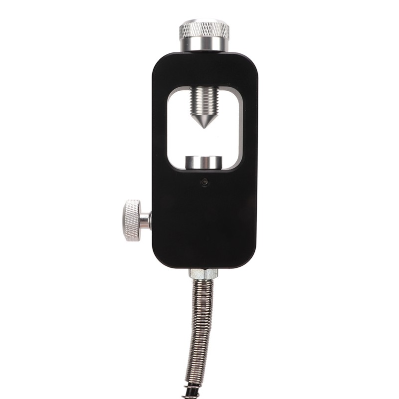 Diving Tank Refill Adapter with Gauge Hose Aluminium Alloy Durable