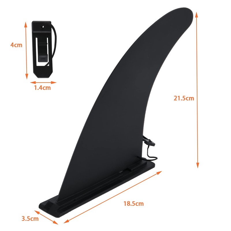 WOUMON Universal SUP Fin,Paddle Board Fins,Surfboard Fins for Longboards,Canoe