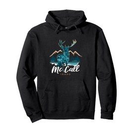 McCall Idaho ID USA Elk Mountains Payette Lake Resort Town Pullover Hoodie