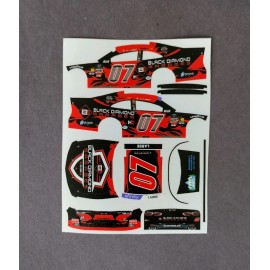Lionel 2025 Custom Alex Labbe #07 Black Diamond Garages 1/64 Peel & Stick Decals