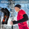 Skylety 2 Pairs Arm Sleeves Warmer Cycling Thermal Warmer Sleeves