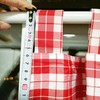 Yaland Opaque Curtains with Checked Pattern, Country House Curtains, Living