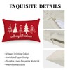 RLCMO Christmas Trees Throw Pillow Cover Merry Christmas 12 x