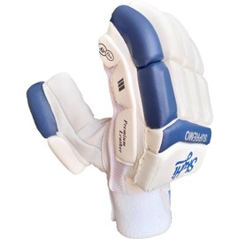 SKYHI Supremo Cricket Batting Gloves for Batsman, Split Fingers, Stylish Design, Comfortable Grip, PVC Thumb Patch, & Breathable mesh for Ventilation for Mens Righ and Left Hand Batsman (Right Hand)