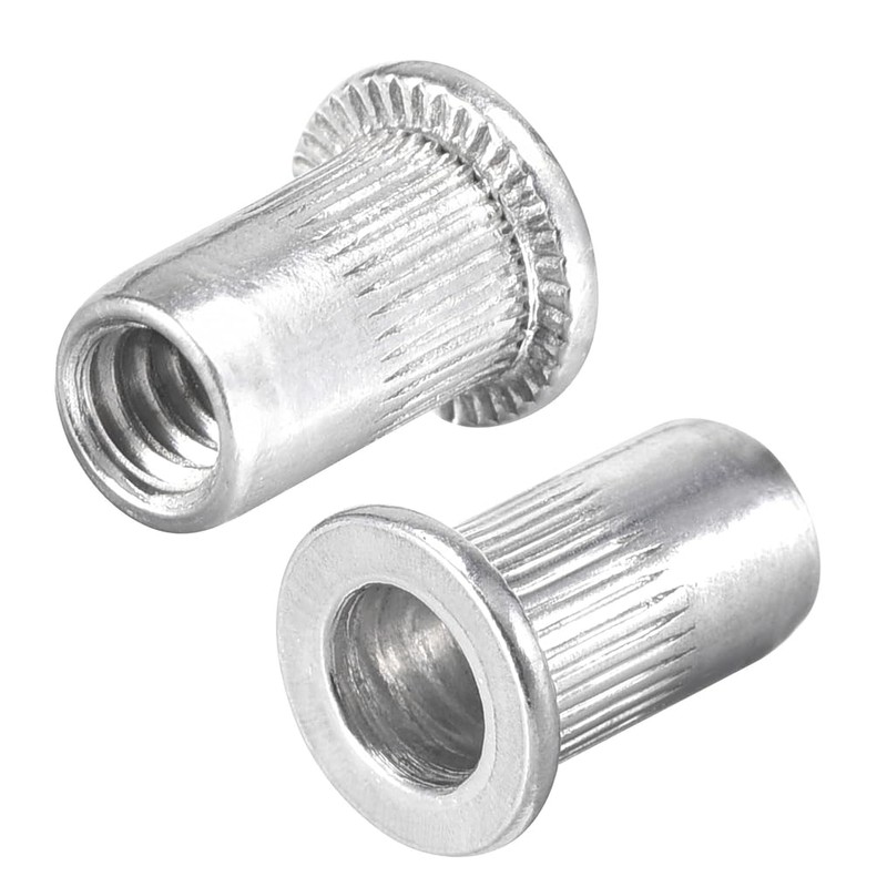 Veda 50 pcs of M6 Threaded Aluminum Rivet Nut Insert