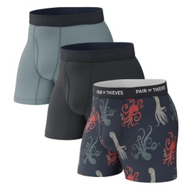 Pair of Thieves Men's Boxer Brief Underwear, Twilight Blue, XX-Large