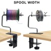 SHADDOCK Fishing Line Spooler Aluminum Line Winder with Clamp Adjustable