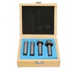 Fafeicy 4pcs MT2 Wood Lathe with Turning Spindle, Suitable for