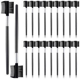 20 Pack Eyebrow Brush Comb, Eye Brow Eyelash Brush Comb, Eyelash Makeup Brush, Makeup Tool for Eyelashes Extension, Eye Makeup Brush, Lash Seperating Combs