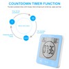Digital Bathroom Shower Wall Clock Timer, LCD Digital Wall Clock