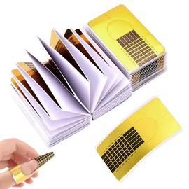 UrbanPulse Nail Foam, Easy to Use, Trial Nail Foam, Polygel, Long Gel, Scalp Nails, Lengthening Tips, Gel Nail Stickers, Nail Art Tool, Set of 100