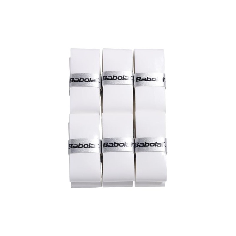 Babolat Overgrip Pro Tour 2.0 X12, white, One Size