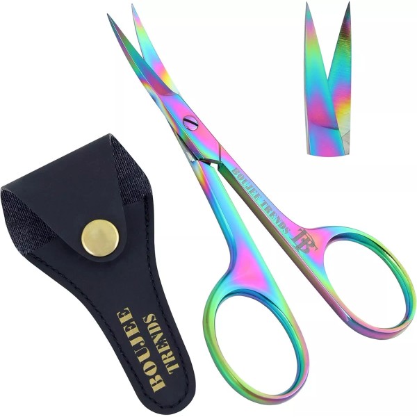 Nail Scissors, Toenail Eyebrow Mustache Facial Nose Ear Hair Grooming