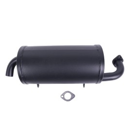 ZTUOAUMA Exhaust Muffler 18091-0235 18091-0487 with Gasket 11061-0132 Compatible with 2004-2020 Kawasaki Mule 600 2X4 610 4X4 SX KAF400 UTVs