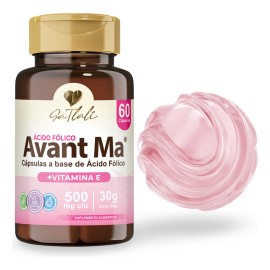 Acido Folico Vitamina E 60c Ga Tlali - Beneficios del Acido Folico - Soporte en Embarazo y Preconcepcin - Contribuye a Procesos Metablicos del...     
