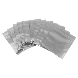 Zunate 100Pcs Antistatic Resealable Bag, Anti Static Bags Zip Lock Resealable Pouch for Hard Drive SSD HDD(8 * 9cm)