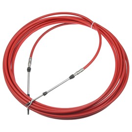 Motoforti 1pcs 33ft 10 Meter 394 Inch Marine Type 3300 / 33C Throttle Shift Remote Control Box Cable for Yamaha Outboard Engine Boat Motor Steering System Red
