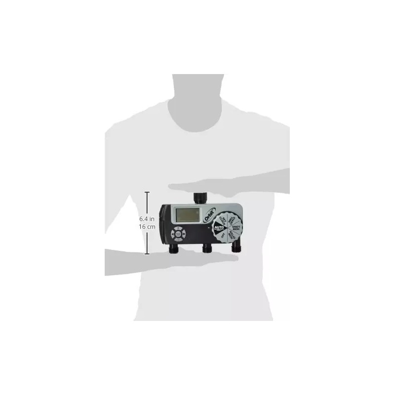 Orbit 56233D 3-Outlet Digital Watering Timer (1 Manual/2 Digital)