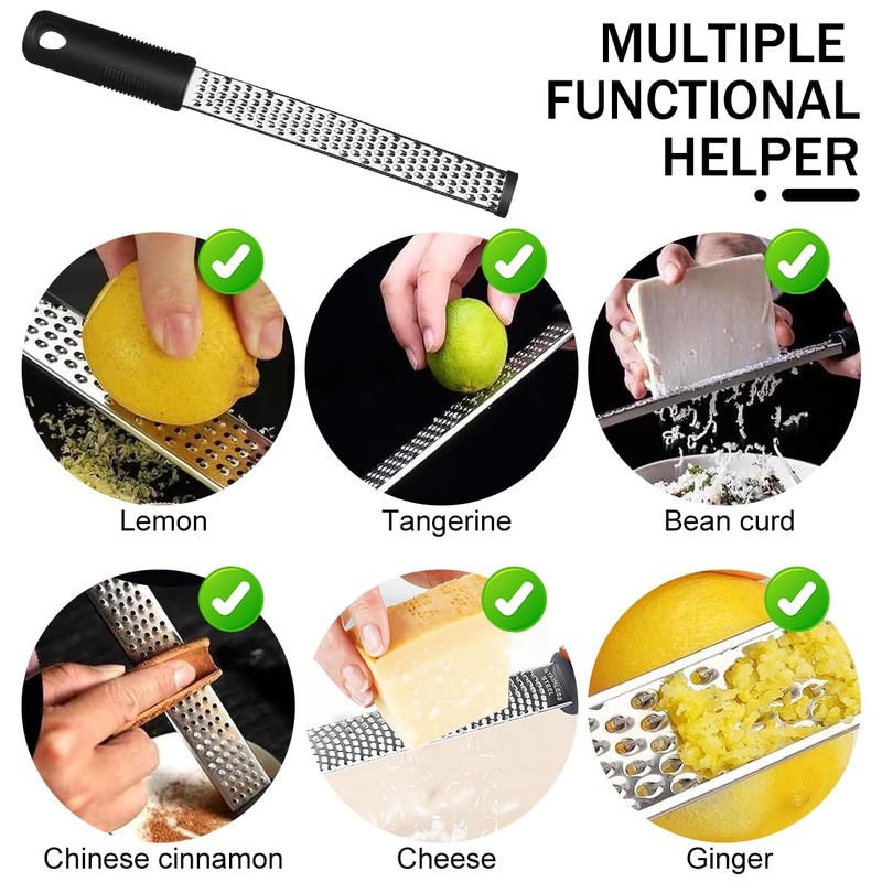 MIRKUZI Grater 1 Piece Grater, Kitchen Grater, Lemon Grater, Nutmeg