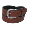 Boston Leather Men's Big & Tall Bison Leather Belt with